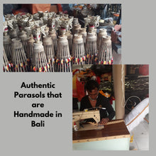 Load image into Gallery viewer, Garden Parasol Umbrella Boho Garden Accessories Ecru White Large Garden Umbrella Table shade for outdoors