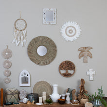 Load image into Gallery viewer, Wooden Rectangle Mirror Hand carved Frame