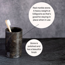 Load image into Gallery viewer, Polished Stone Toothbrush Holder Tumbler