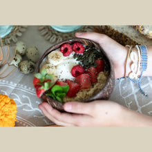 Load image into Gallery viewer, Handmade Coconut Shell Bowl Eco-Friendly Natural Decor