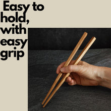 Load image into Gallery viewer, Wooden Chopsticks Teak Chopsticks Chopsticks for Asian Food Gift for Foodie
