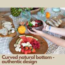 Load image into Gallery viewer, Handmade Coconut Shell Bowl Eco-Friendly Natural Decor
