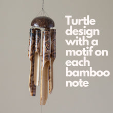 Load image into Gallery viewer, Handmade Large Bamboo Wind Chime 47cm – Natural Garden Decor for Soothing Outdoor Sounds
