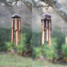 Load image into Gallery viewer, Handmade Large Bamboo Wind Chime 47cm – Natural Garden Decor for Soothing Outdoor Sounds