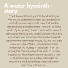 Load image into Gallery viewer, Handwoven Water Hyacinth Placemat 35cm