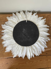 Load image into Gallery viewer, Target Feather and Shell Wall Art | White JuJu Wall Decor