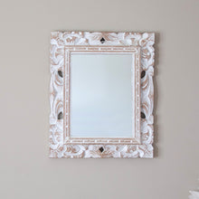 Load image into Gallery viewer, Wooden Rectangle Mirror Hand carved Frame