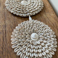 Load image into Gallery viewer, Cowrie Shell Garland Wall Art | Boho Home Natural Wall Decor
