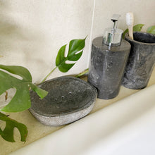Load image into Gallery viewer, Black Marble Soap Dish | Stone Soap Holder for Luxury Bathroom Decor