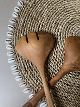Load image into Gallery viewer, Wooden Salad Spoons Pair Teak Salad Servers