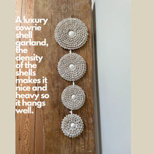 Load image into Gallery viewer, Cowrie Shell Garland Wall Art | Boho Home Natural Wall Decor