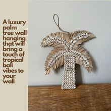 Load image into Gallery viewer, Palm Tree Shell Wall Art | Boho Home Natural Wall Hanging