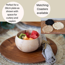 Load image into Gallery viewer, Raffia Fringe Boho Style Placemat Rustic Table Decor