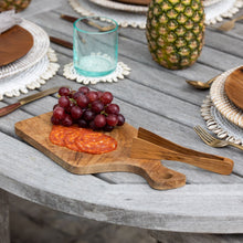 Load image into Gallery viewer, Wooden Charcuterie Teak Chopping Board
