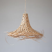 Load image into Gallery viewer, Bali Rattan Pendant Lampshade Basket