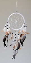 Load image into Gallery viewer, White Feather Cream Catcher