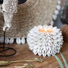 Load image into Gallery viewer, Cowrie Shell Sphere Candle
