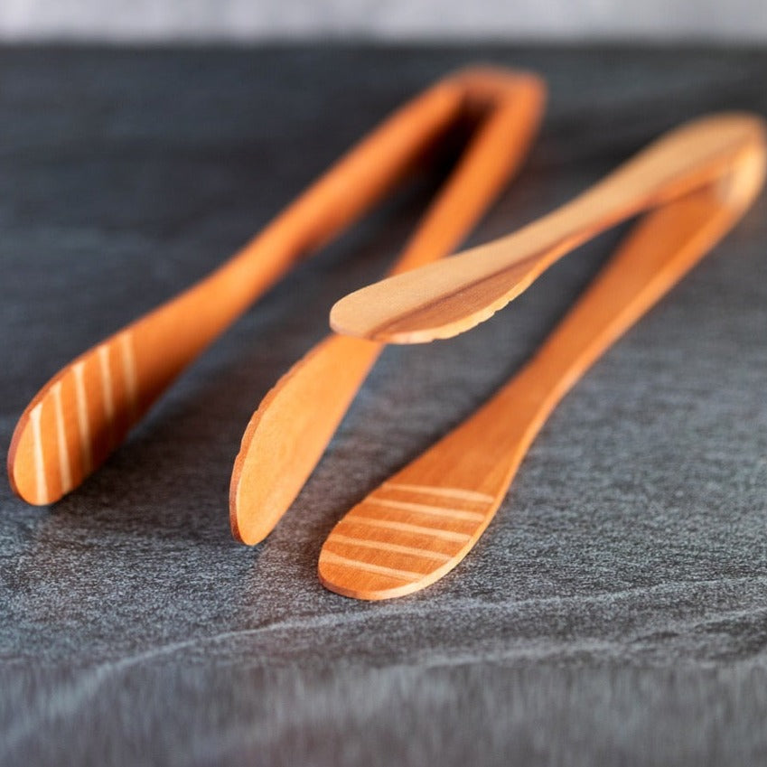 Wooden Tong | Toaster Tongs | Wood Salad Server