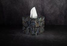 Load image into Gallery viewer, Gold Shell Tissue Box Cover Cube
