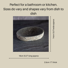Load image into Gallery viewer, Black Marble Soap Dish | Stone Soap Holder for Luxury Bathroom Decor
