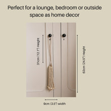 Load image into Gallery viewer, Wooden Beaded Garland Curtain Tieback
