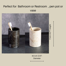 Load image into Gallery viewer, Polished Stone Toothbrush Holder Tumbler
