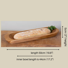 Load image into Gallery viewer, Wooden Dough Bowl Tray for Dining Table
