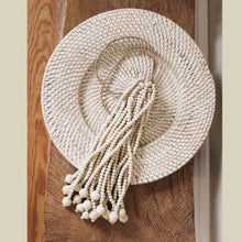 Load image into Gallery viewer, Wooden Beaded Garland Curtain Tieback
