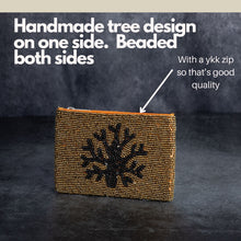 Load image into Gallery viewer, Tree Design Beaded Purse Evening Clutch
