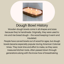 Load image into Gallery viewer, Wooden Dough Bowl Tray for Candle Table Scape 16 oz
