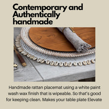 Load image into Gallery viewer, Large Rattan Charger Plate
