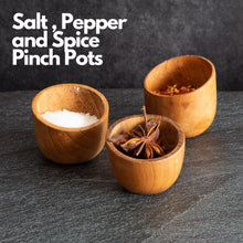 Load image into Gallery viewer, Wooden Egg Cup Teak | Wood Egg Holders | Wooden Pinch Pots
