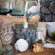 Load image into Gallery viewer, Handmade White Seashell Sphere
