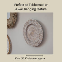 Load image into Gallery viewer, Large Rattan Charger Plate
