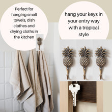 Load image into Gallery viewer, Pineapple Brass Wall Hook

