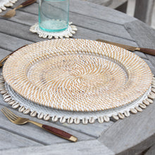Load image into Gallery viewer, Large Rattan Charger Plate
