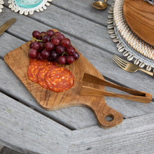 Load image into Gallery viewer, Wooden Charcuterie Teak Chopping Board
