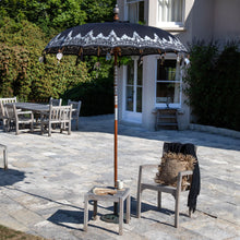 Load image into Gallery viewer, Black Wooden Garden Umbrella
