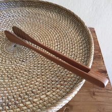 Load image into Gallery viewer, Toast Tongs, Wooden Toaster tongs, wooden salad tongs, tongs for buffet food, wooden utensil, candy buffet tong, good grip.
