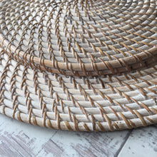 Load image into Gallery viewer, Large Rattan Charger Plate
