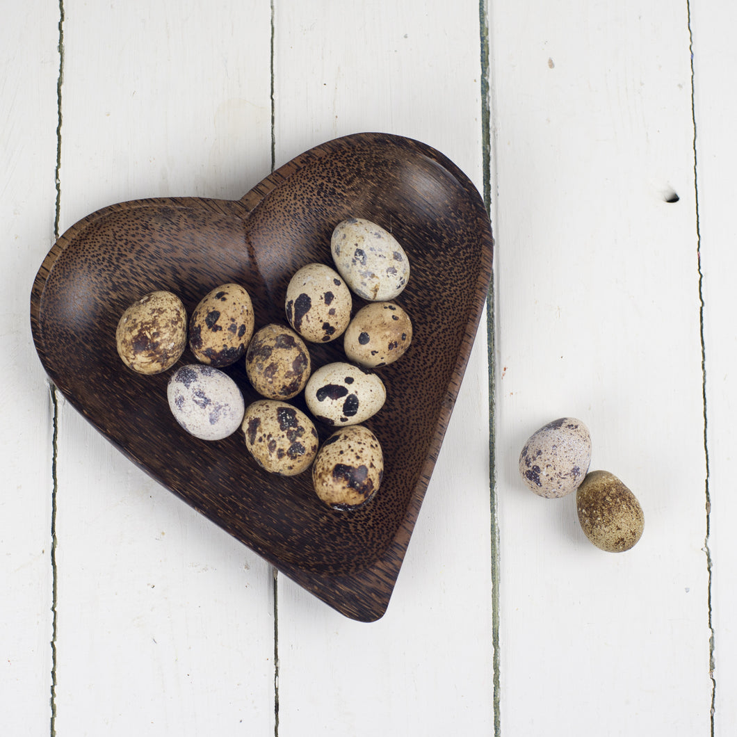 Coconut Wooden Heart Dish
