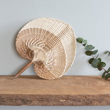 Load image into Gallery viewer, Bamboo Leaf Hand Fan Natural | Available 20th Nov
