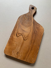 Load image into Gallery viewer, Wooden Charcuterie Teak Chopping Board
