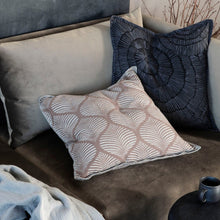 Load image into Gallery viewer, Linen Printed Cushion Cover Large Nude/Brown
