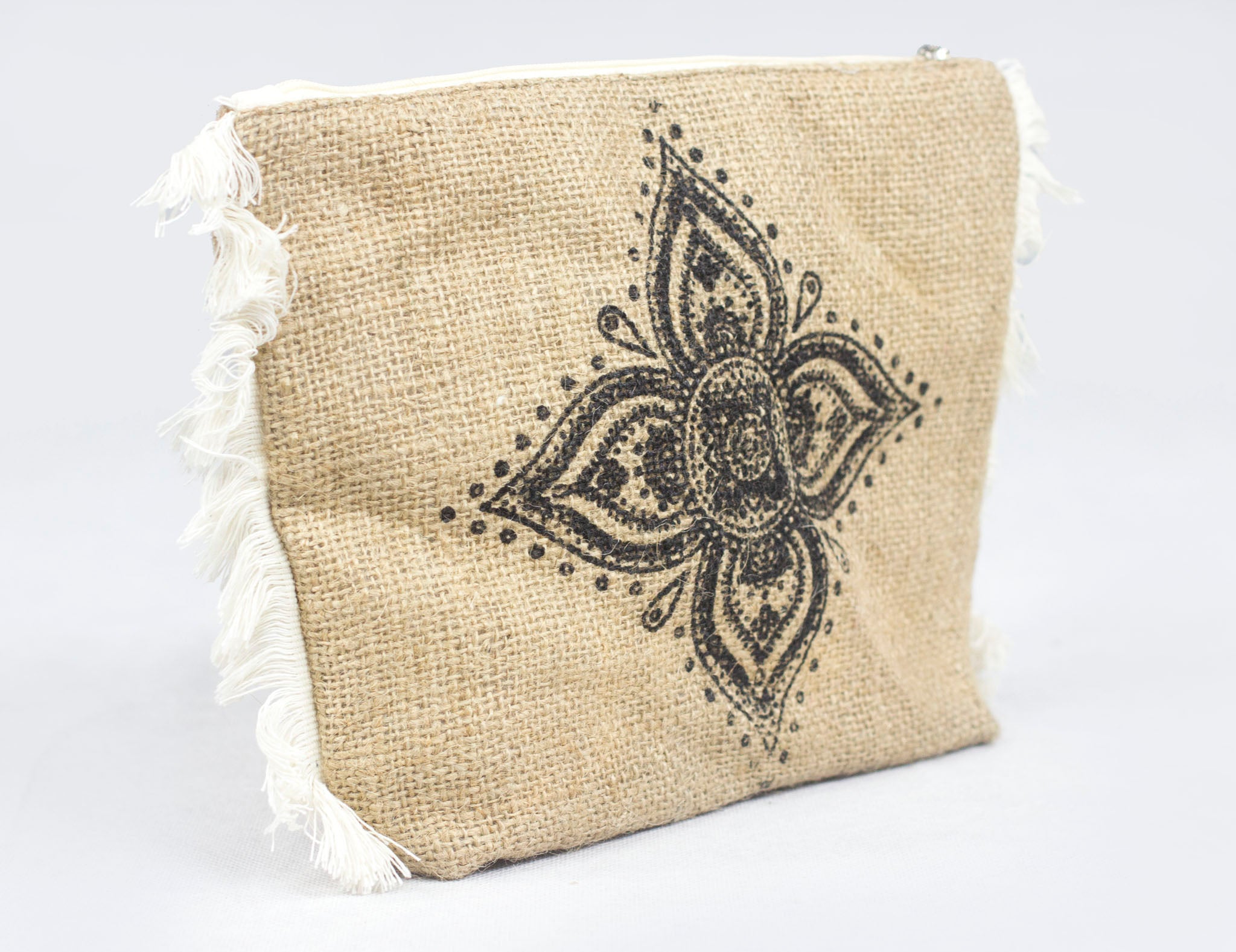 Hessian Mandala Clutch Purse JakJak